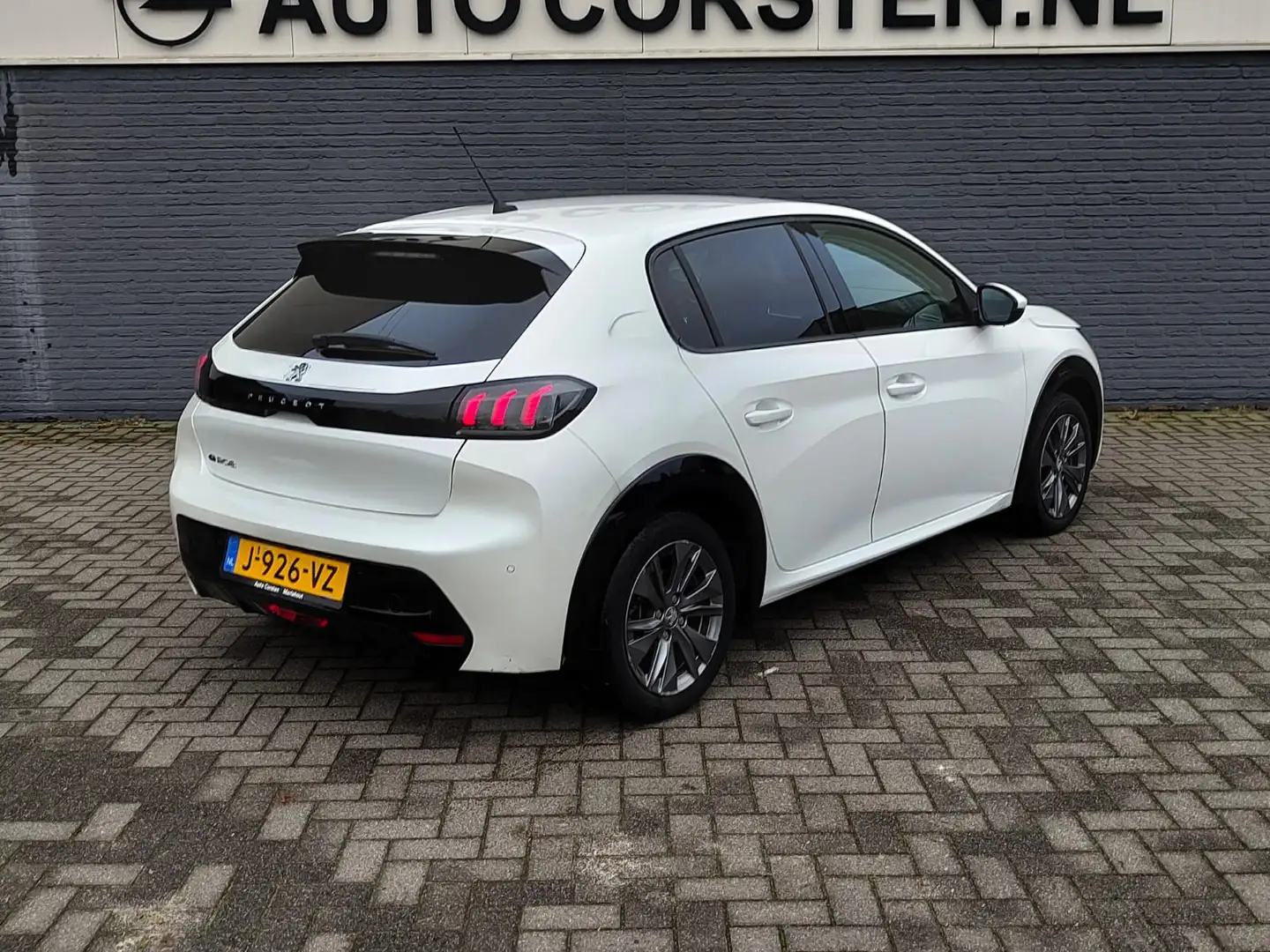 Peugeot e-208 EV Allure 50kWh SOH 90% Navi Ecc 360°Camera Cruise Blanc - 2