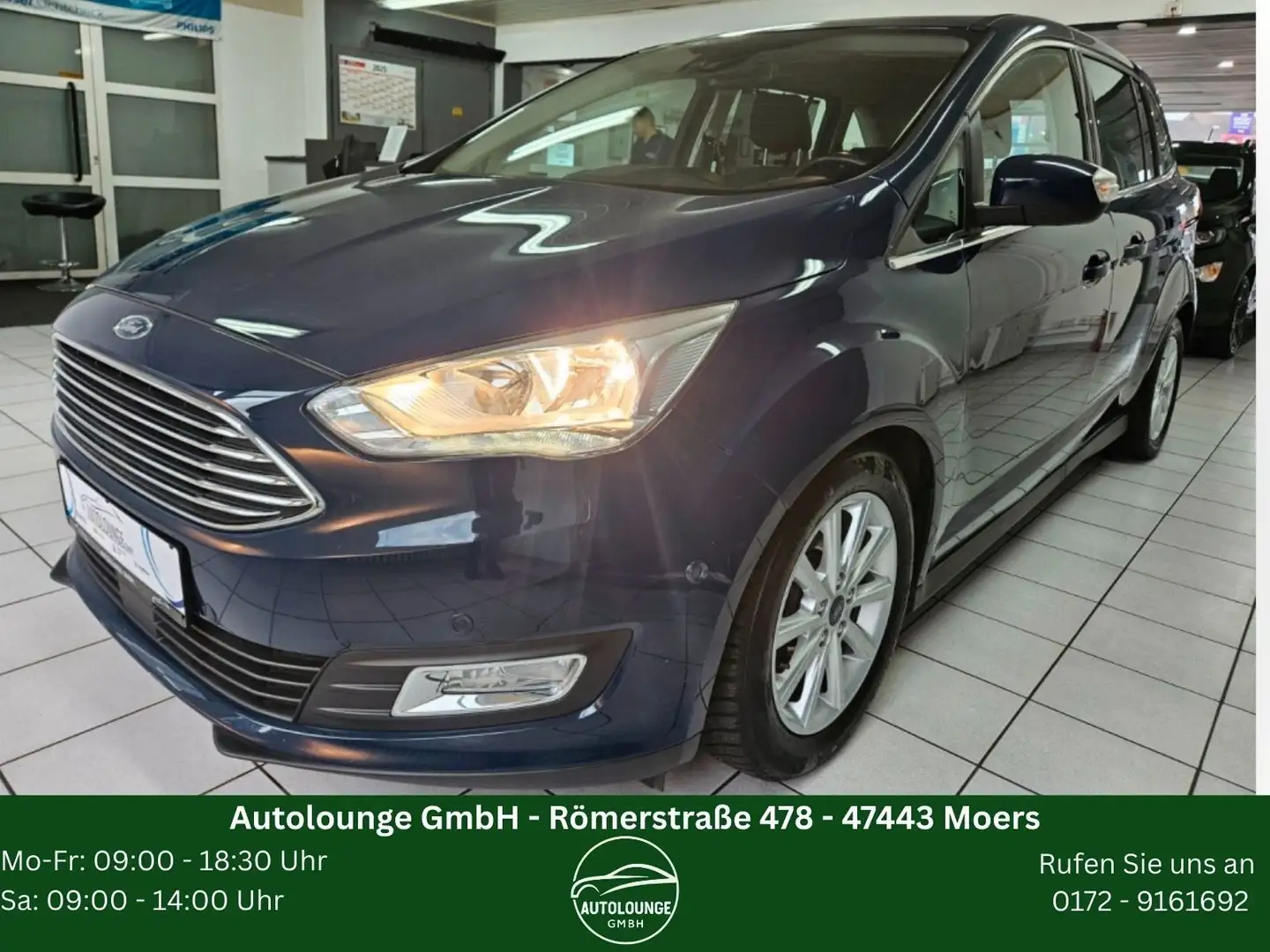 Ford Grand C-Max Titanium*6-Sitzer*Kamera*Navi*W-Lan Blau - 1