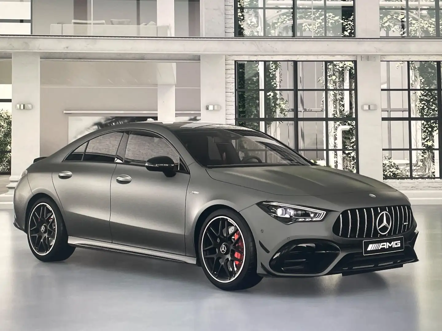 Mercedes-Benz CLA 45 AMG S 4Matic DESIGNO/V-MAX-270KM/h/PANO Grau - 1