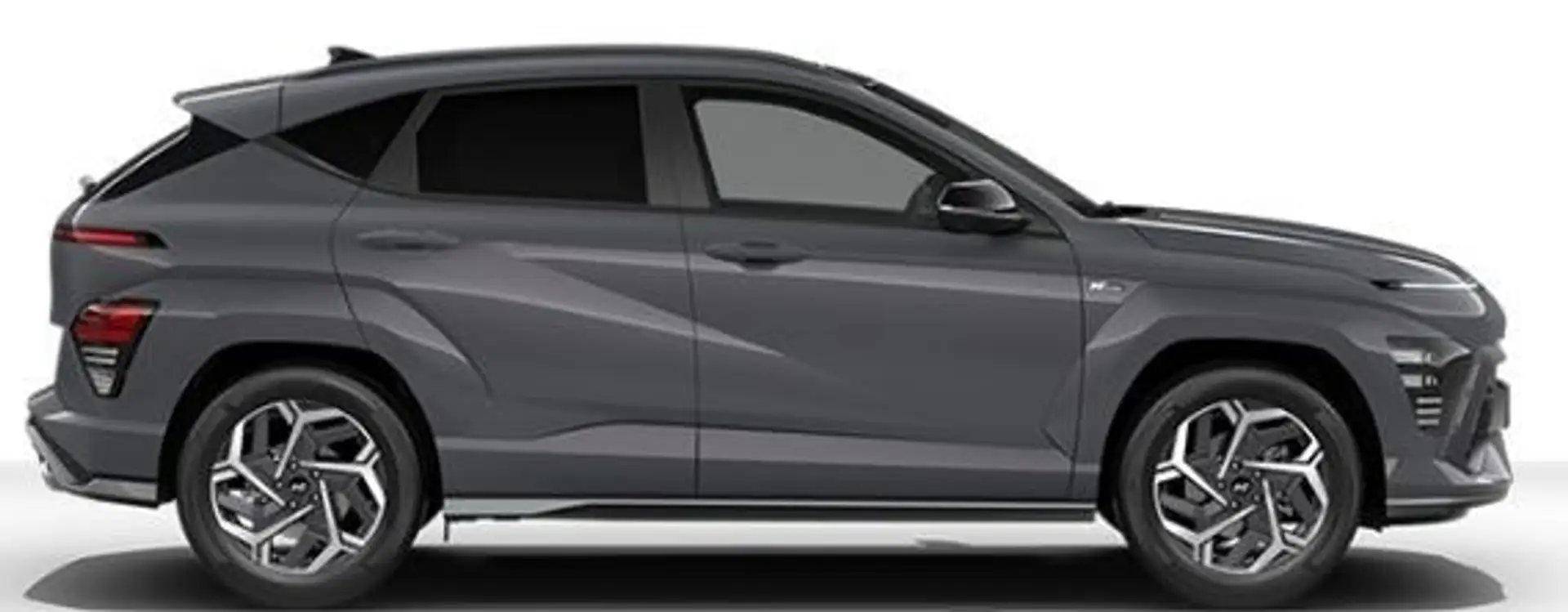 Hyundai KONA Kona HEV N-LINE, NAVI, 360, NFC-KEY Grijs - 2