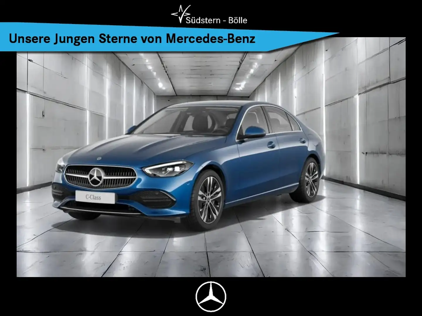 Mercedes-Benz C 300 e +AVANTGARDE+SHZ+AMBIENTE+KAMERA+PDC+LED Blau - 1
