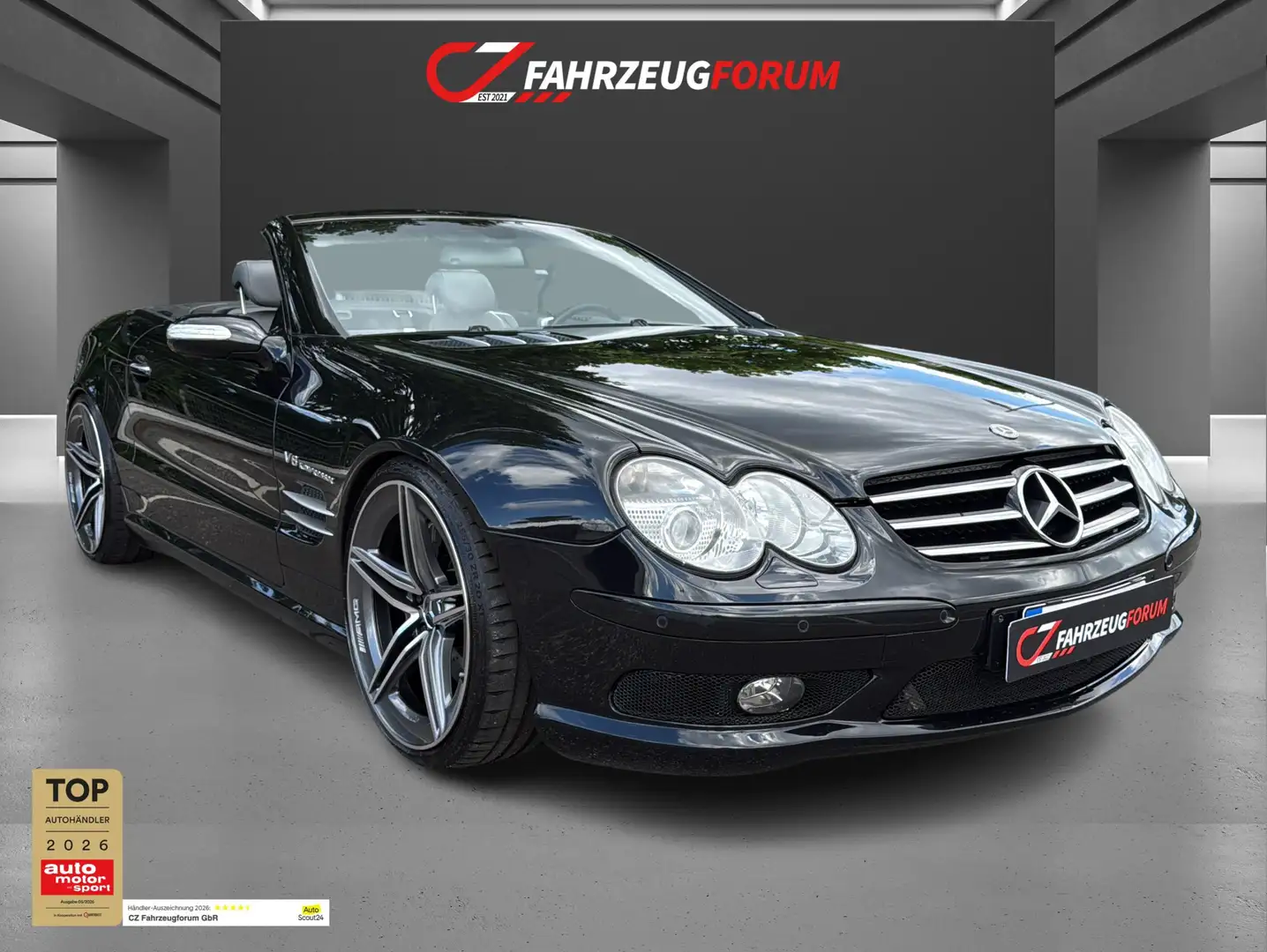 Mercedes-Benz SL 55 AMG Carplay*BOSE*Belüftung Schwarz - 2