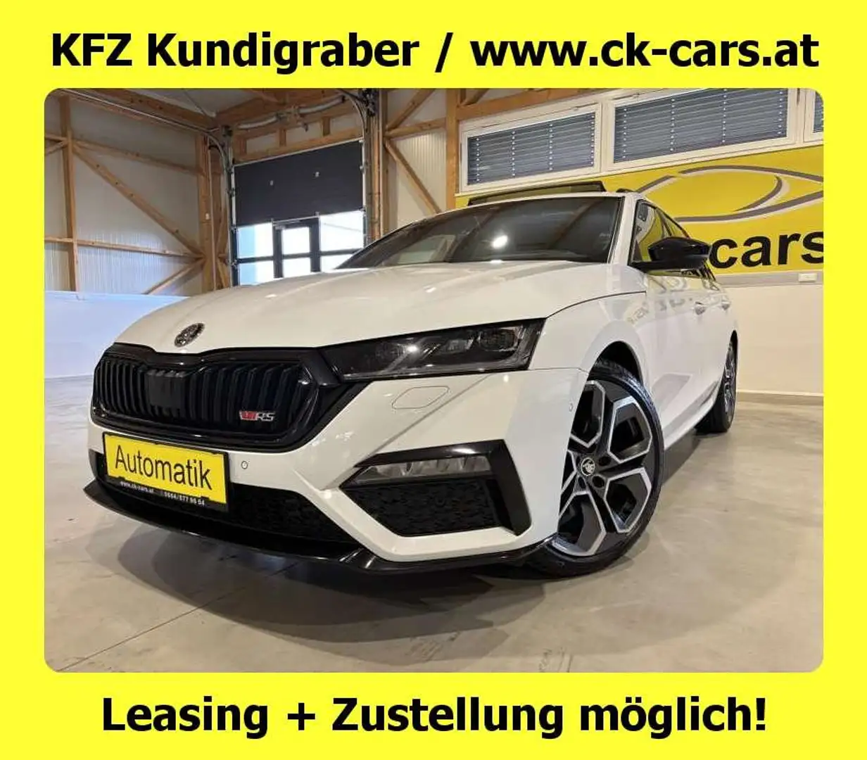 Skoda Octavia RS SKY LED VIRTUAL COCKPIT KAMERA HEAD-UP-DISPLAY Weiß - 1