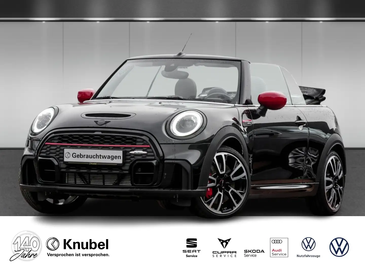 MINI John Cooper Works Cabrio Navi LED DrivingAssistant DAB+ Чорний - 1
