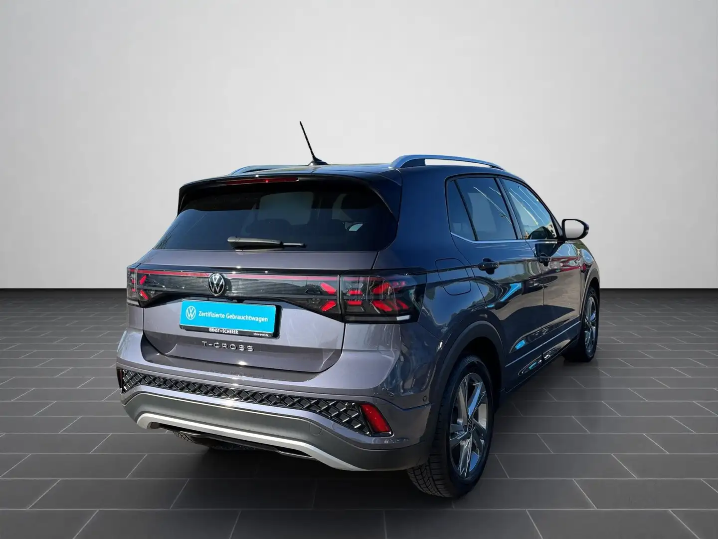 Volkswagen T-Cross 1.0 TSI DSG R-Line ACC+LED+Navi+Kamera+S Grau - 2