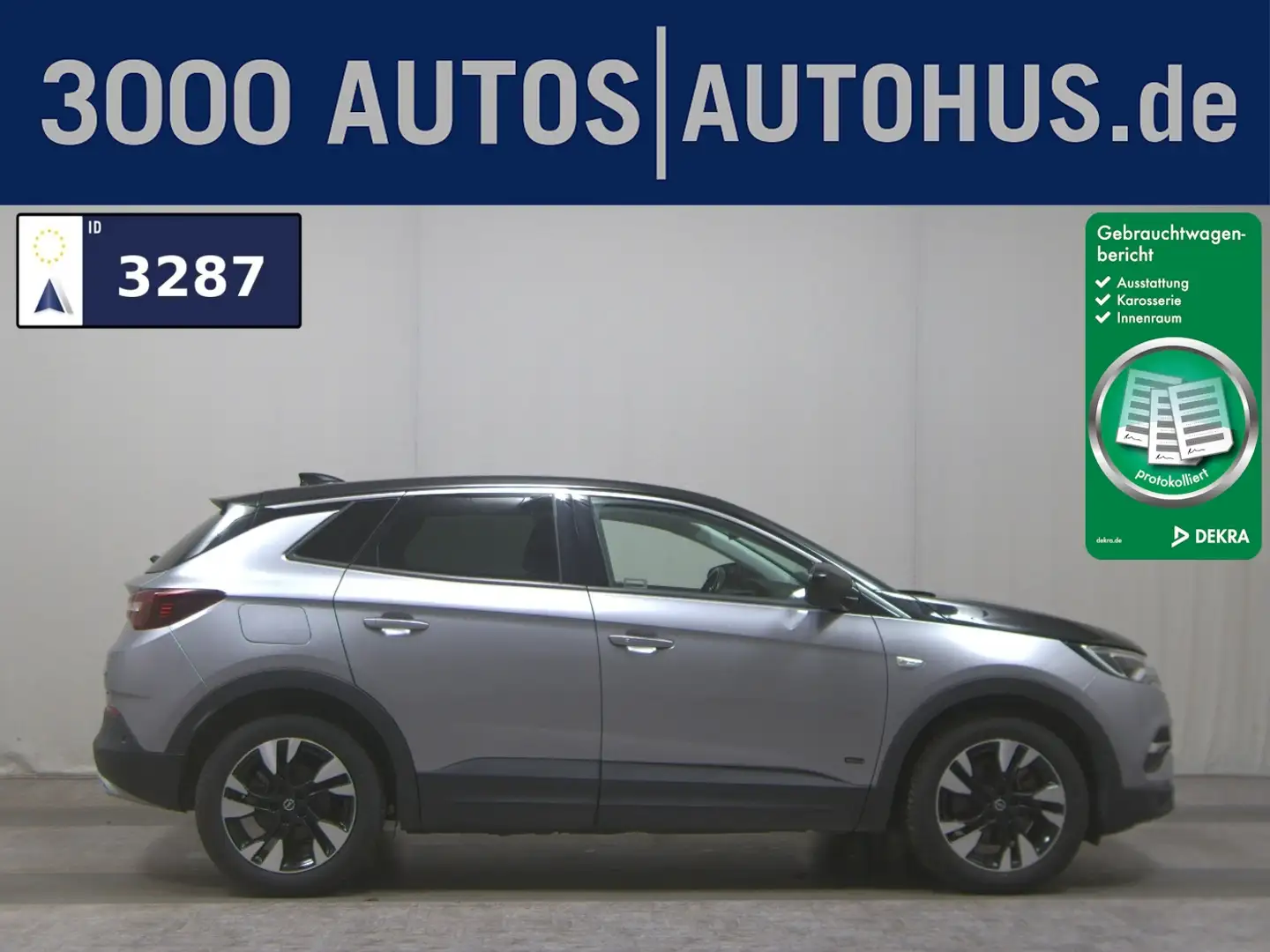 Opel Grandland X 1.6 Turbo Ultimate Navi LED RFK Shz Grau - 1