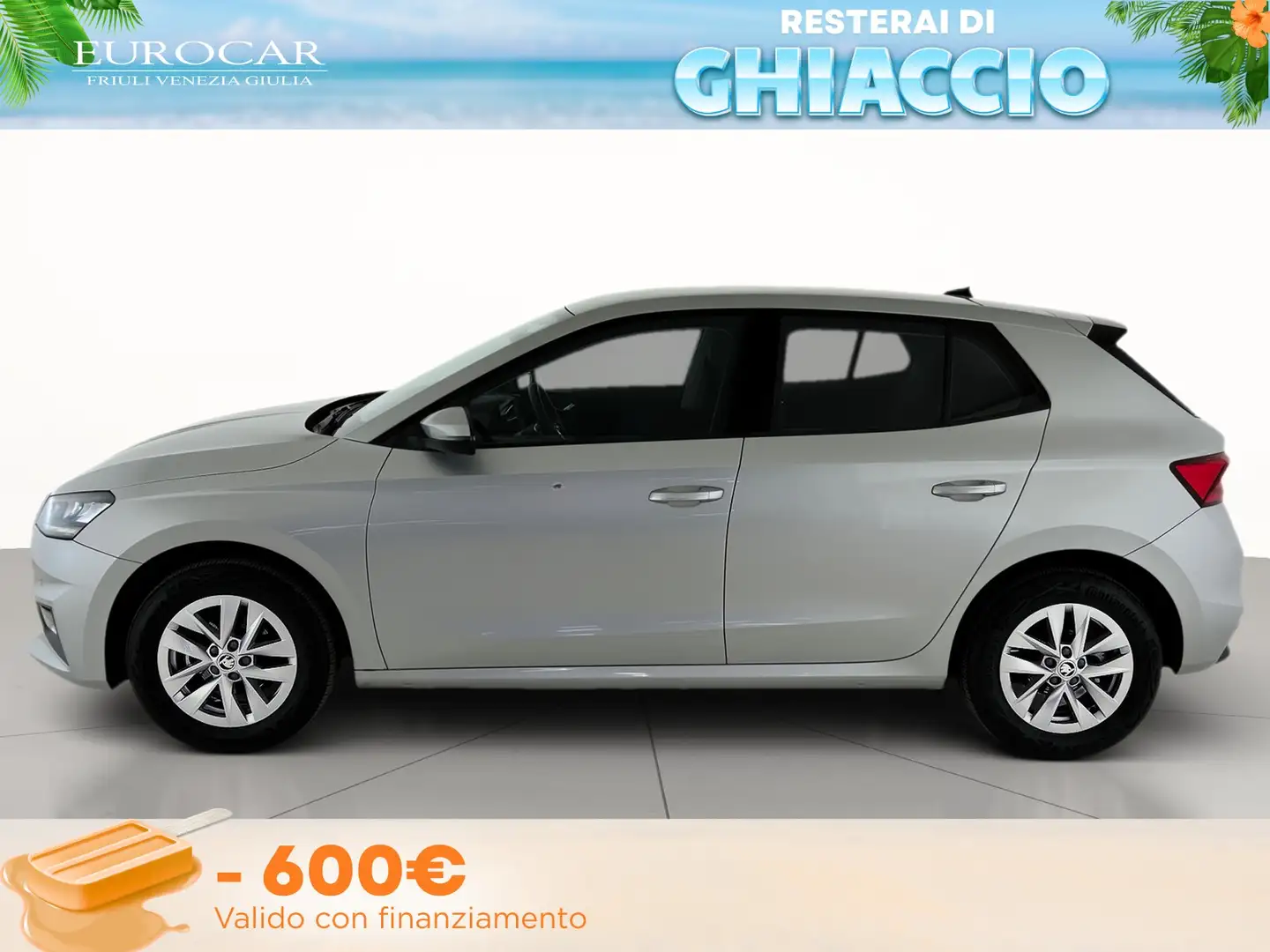 Skoda Fabia 1.0 mpi evo ambition 65cv Argento - 2