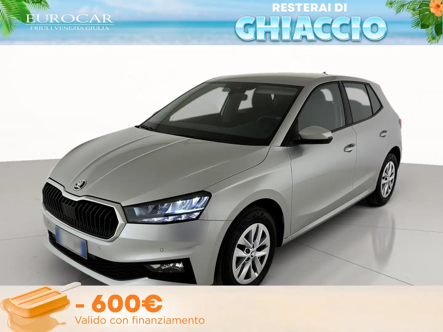 Skoda Fabia 1.0 mpi evo ambition 65cv Argento - 1