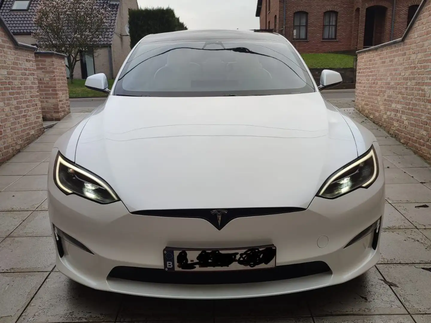 Tesla Model S 100 kWh Tri Motor Plaid Biały - 1