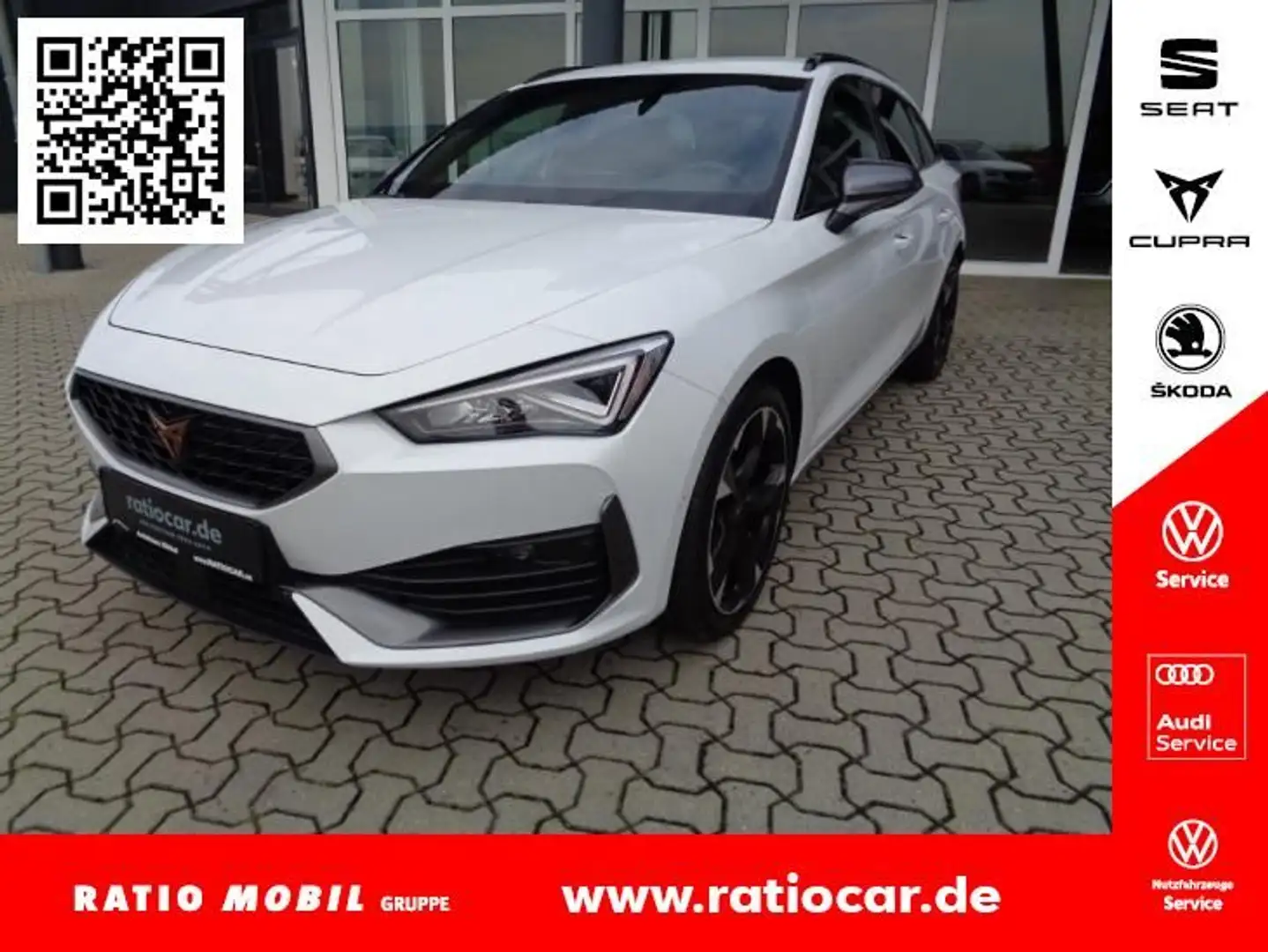 CUPRA Leon LEON SPORTSTOURER 1.5 ETSI DSG NAVI SITZH. ACC Blanc - 1