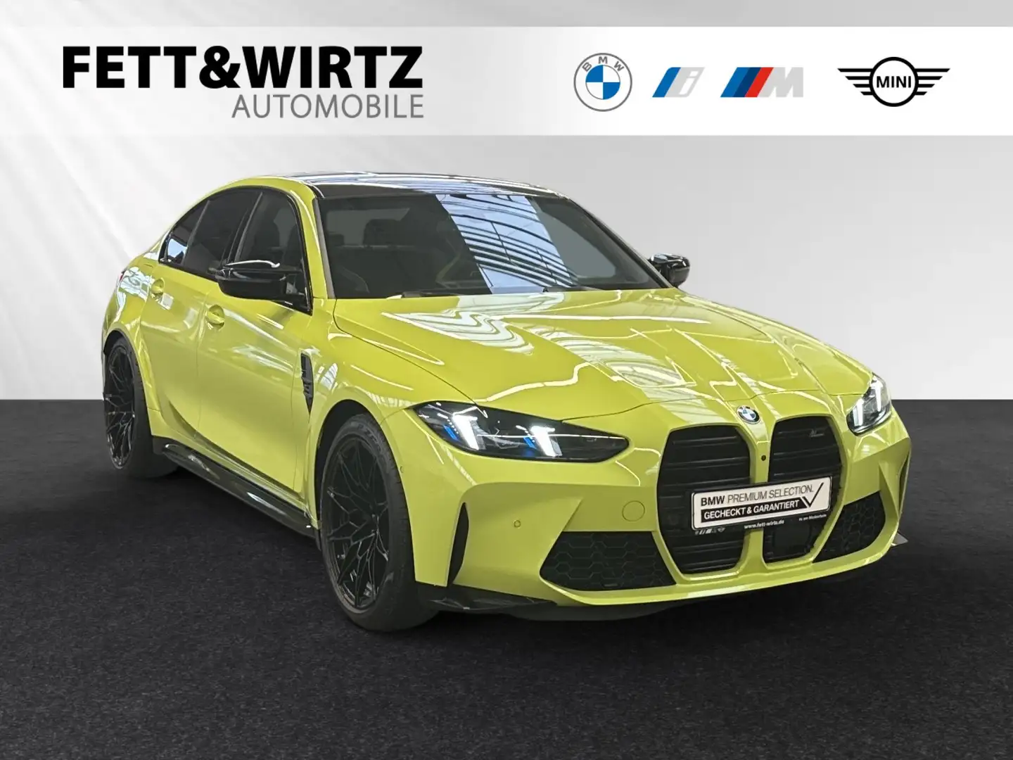 BMW M3 Competition MCarbonSchalensitze|H/K|Head-Up Gelb - 1
