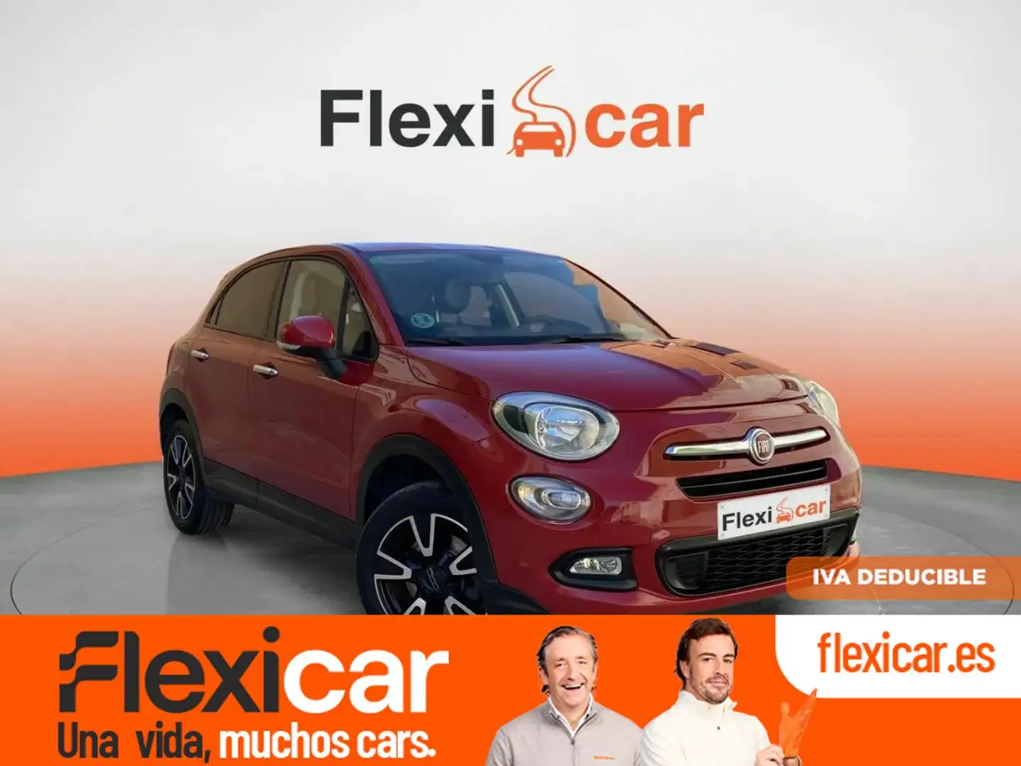 Fiat 500X 1.6 E-Torq Pop Star 4x2 Rojo - 1