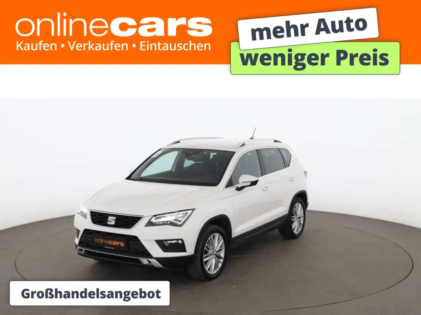 SEAT Ateca 2.0 TDI 4Drive Xcellence LED AHK RADAR NAVI Weiß - 1