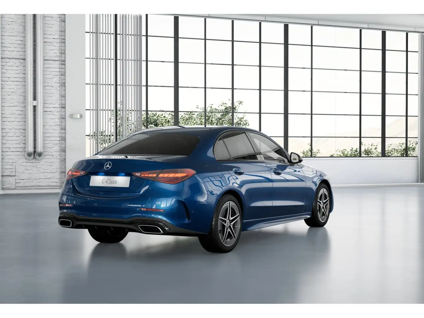 Mercedes-Benz C 200 AMG-Sport/Night/360/Memo/Distr/Totw/Ambi Blau - 2