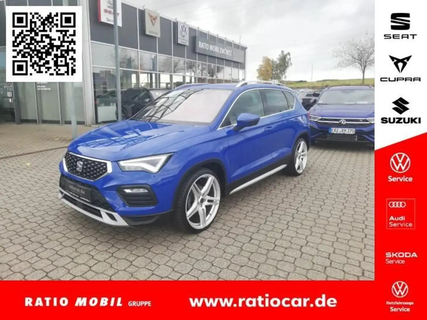 SEAT Ateca ATECA XPERIENCE 1.5 TSI DSG GAR.-05/2026* AHZV Bleu - 1