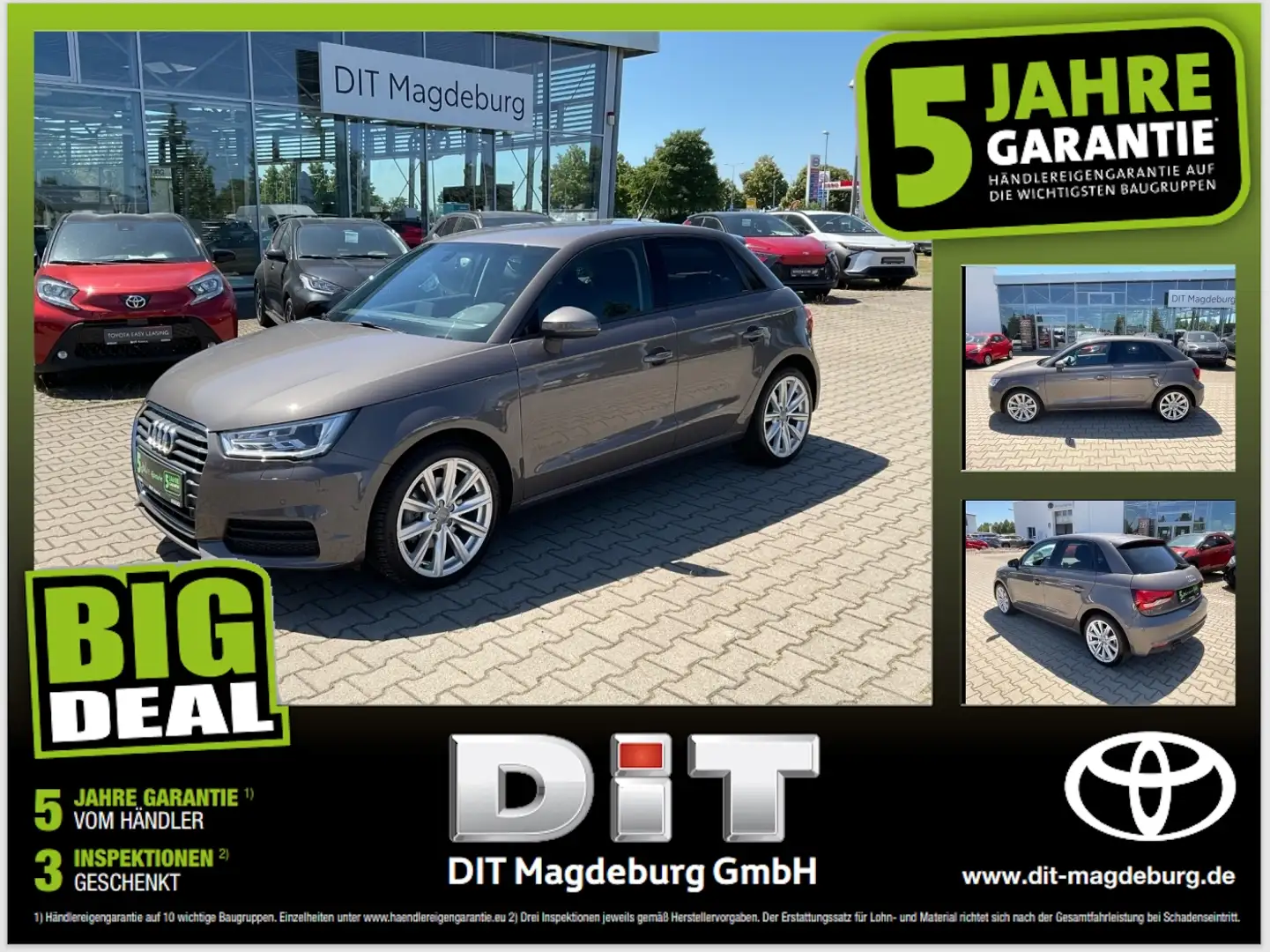 Audi A1 1.4 TFSI Sportback,Sitzh.Tempomat,XenonPlus Braun - 1