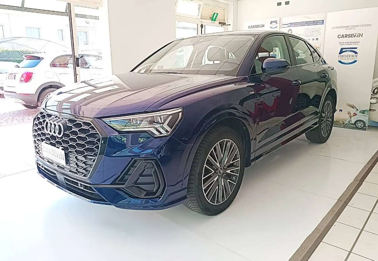 Audi Q3 35 2.0 tdi S line edition s-tronic Bleu - 1