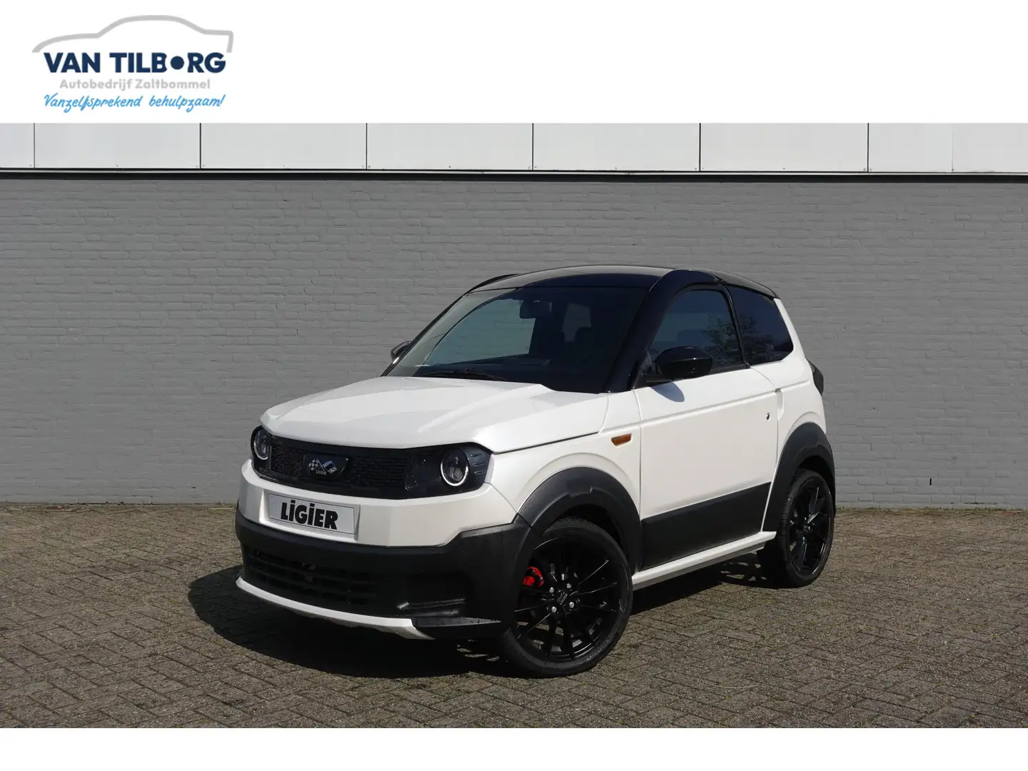 Ligier Myli Brommobiel R.EBEL 12 kWh | Airco | Carplay | Achte Blanc - 1