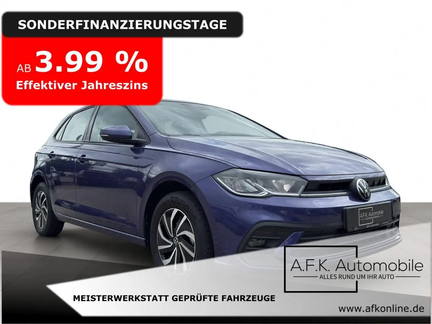 Volkswagen Polo VI 1.0 TSI | LIFE | 4-J-GARANTIE |RF-KAMERA Violett - 1