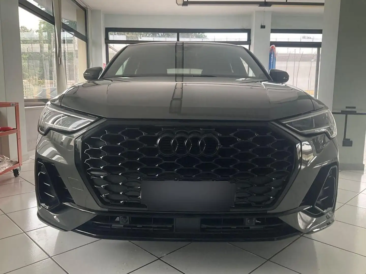 Audi Q3 Sportback 35 1.5 tfsi S line Identity Black 2022 Grigio - 1