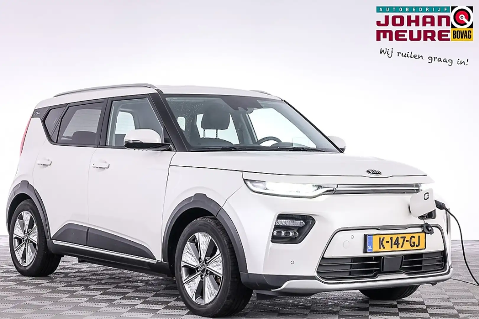 Kia Soul e-Soul ExecutiveLine 64 kWh | LEDER | LED | NAVI | Wit - 1
