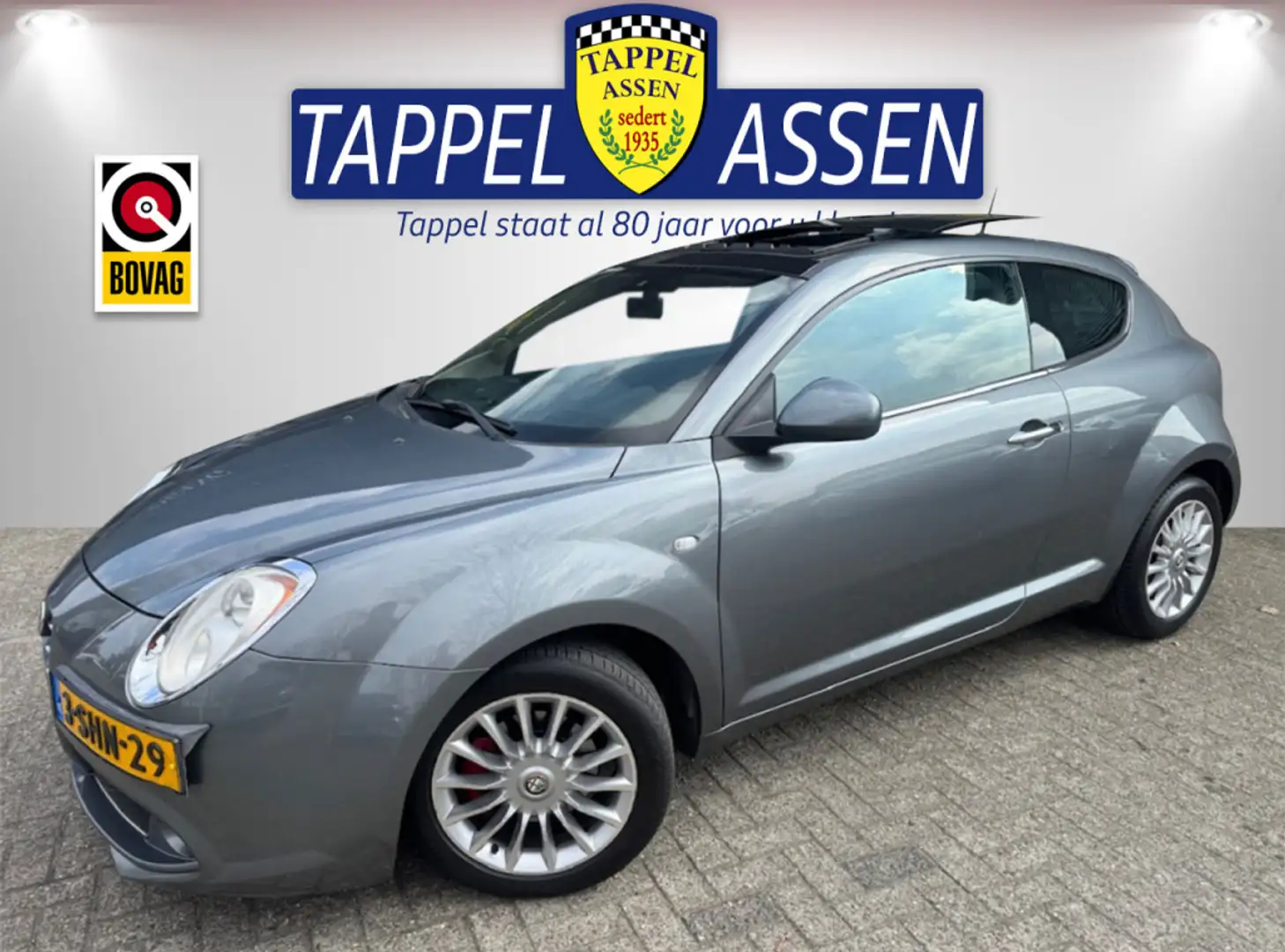 Alfa Romeo MiTo 1.3 JTDm Distinctive Leer/Nav/Stoelvw/Pano/Bose Gris - 1