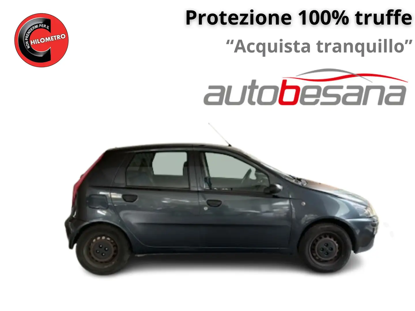 Fiat Punto 5p 1.2 Feel Grigio - 1