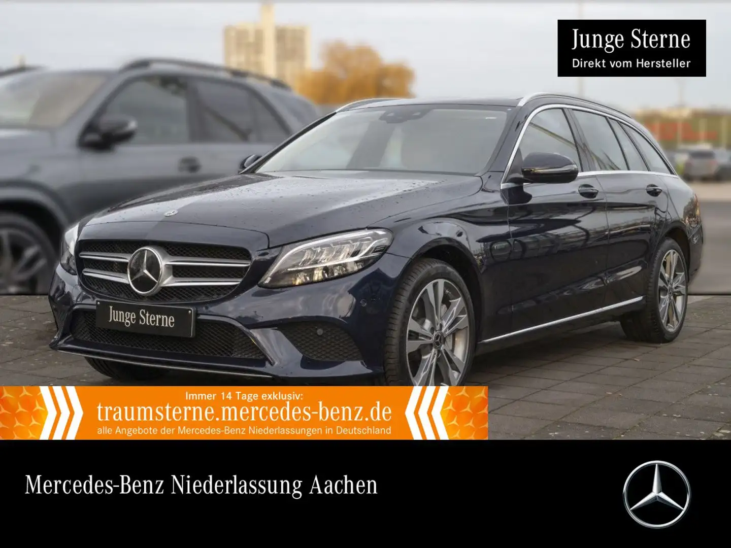 Mercedes-Benz C 300 e T AVANTG+PANO+LED+FAHRASS+BURMESTER+KAMERA Bleu - 1