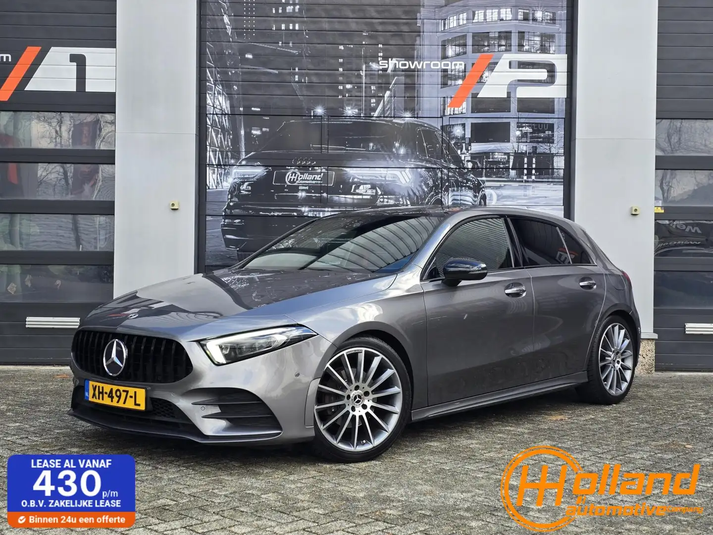 Mercedes-Benz A 200 Premium Plus|NL AUTO!|AMG|PANO|MEMORY Gris - 1