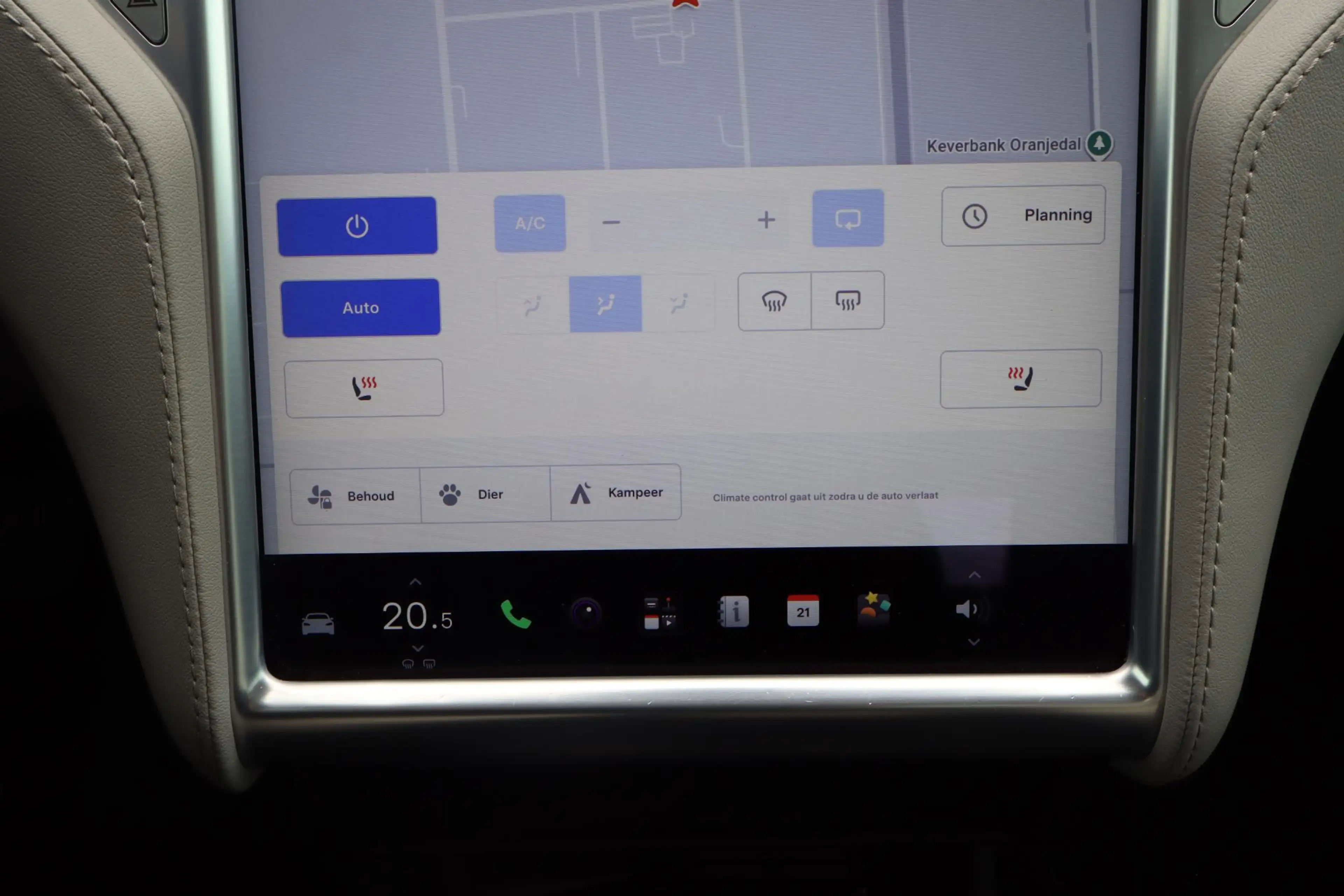 Tesla Model S 85 Base 87,6% SOH, Cruise control, Camera, Lederen — photo 16