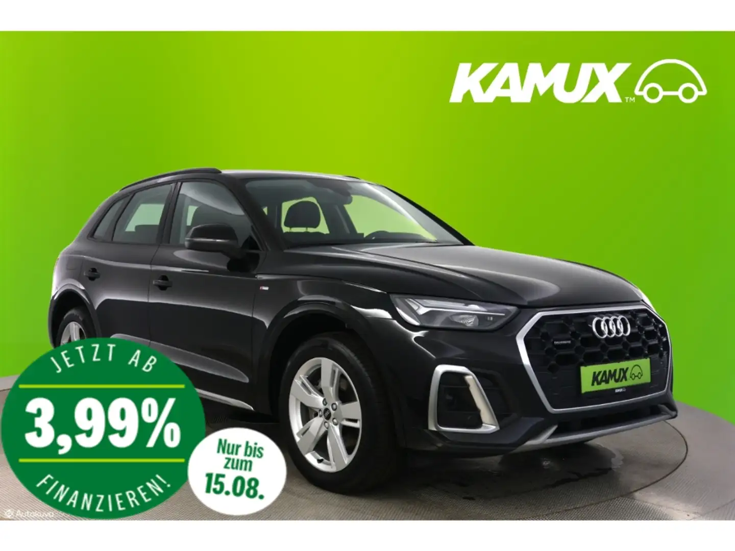 Audi Q5 40TDI quattro S-tronic S-line+LED+VIRTUAL+PDC Schwarz - 1