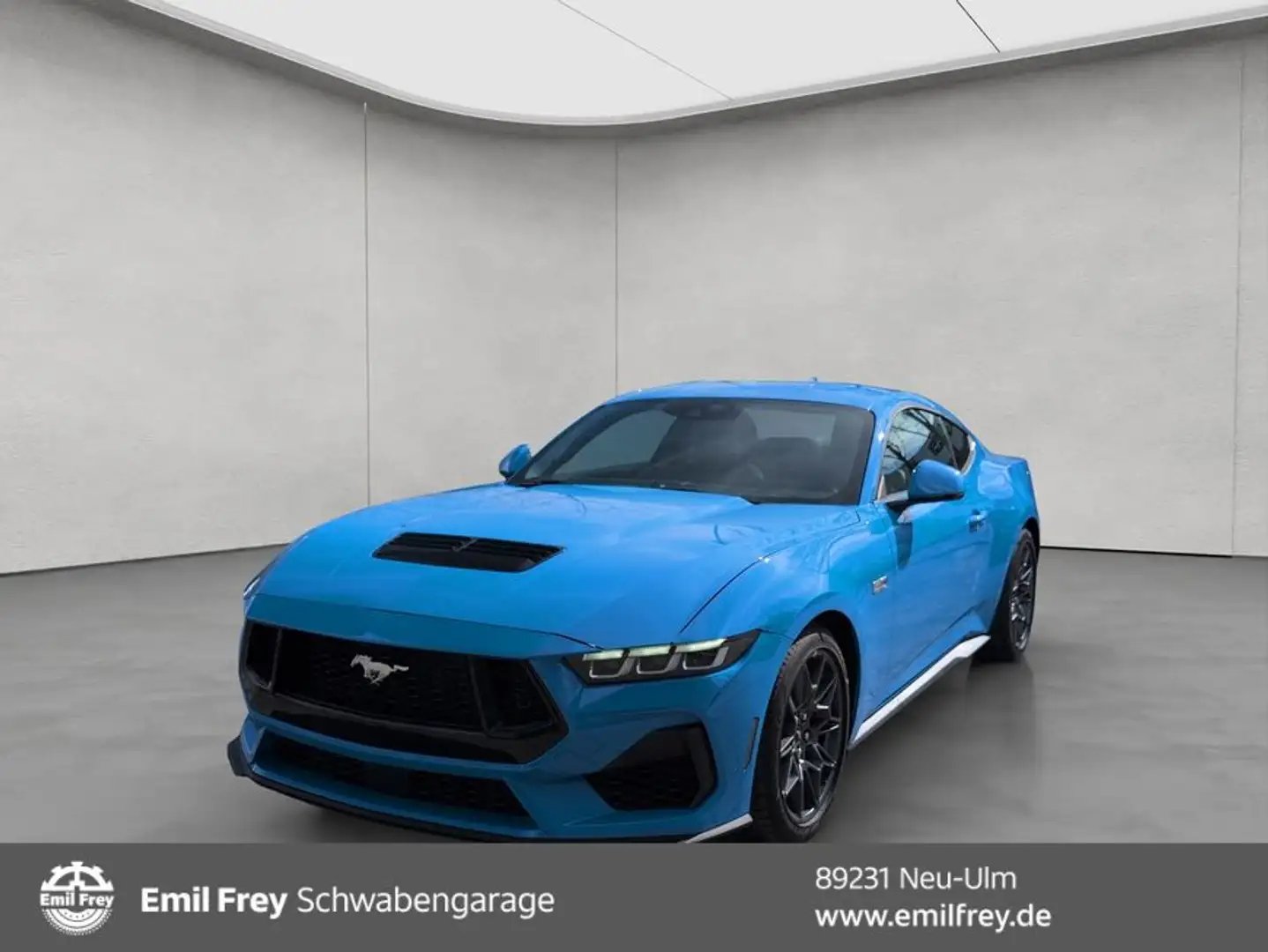 Ford Mustang Fastback 5.0 Ti-VCT V8 Aut. GT 328 kW, 2-t Blauw - 1