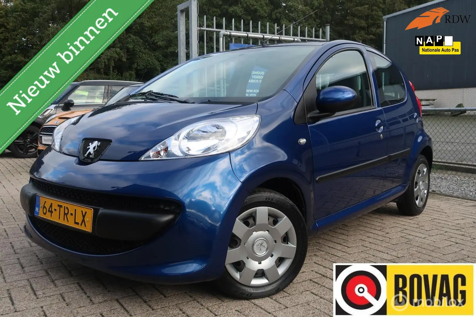 Peugeot 107 1.0-12V XS AUTOMAAT, AIRCO Blauw - 1
