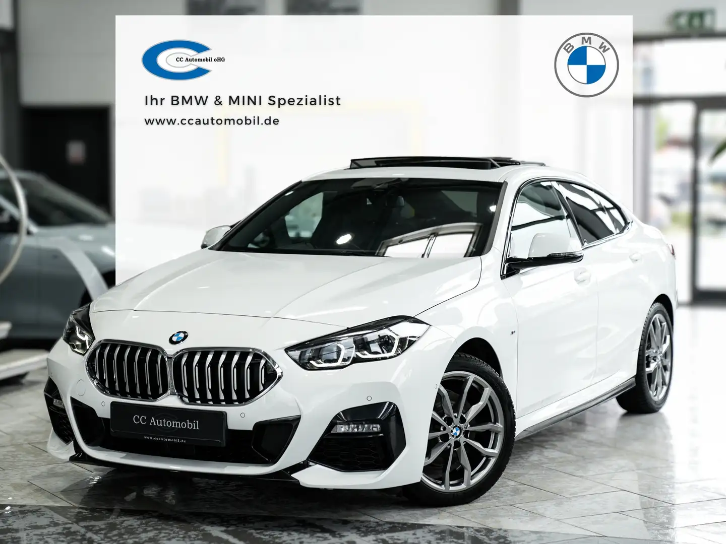 BMW 218 218i Gran Coupe M Sport Panorama ACC Komfortzug Weiß - 1