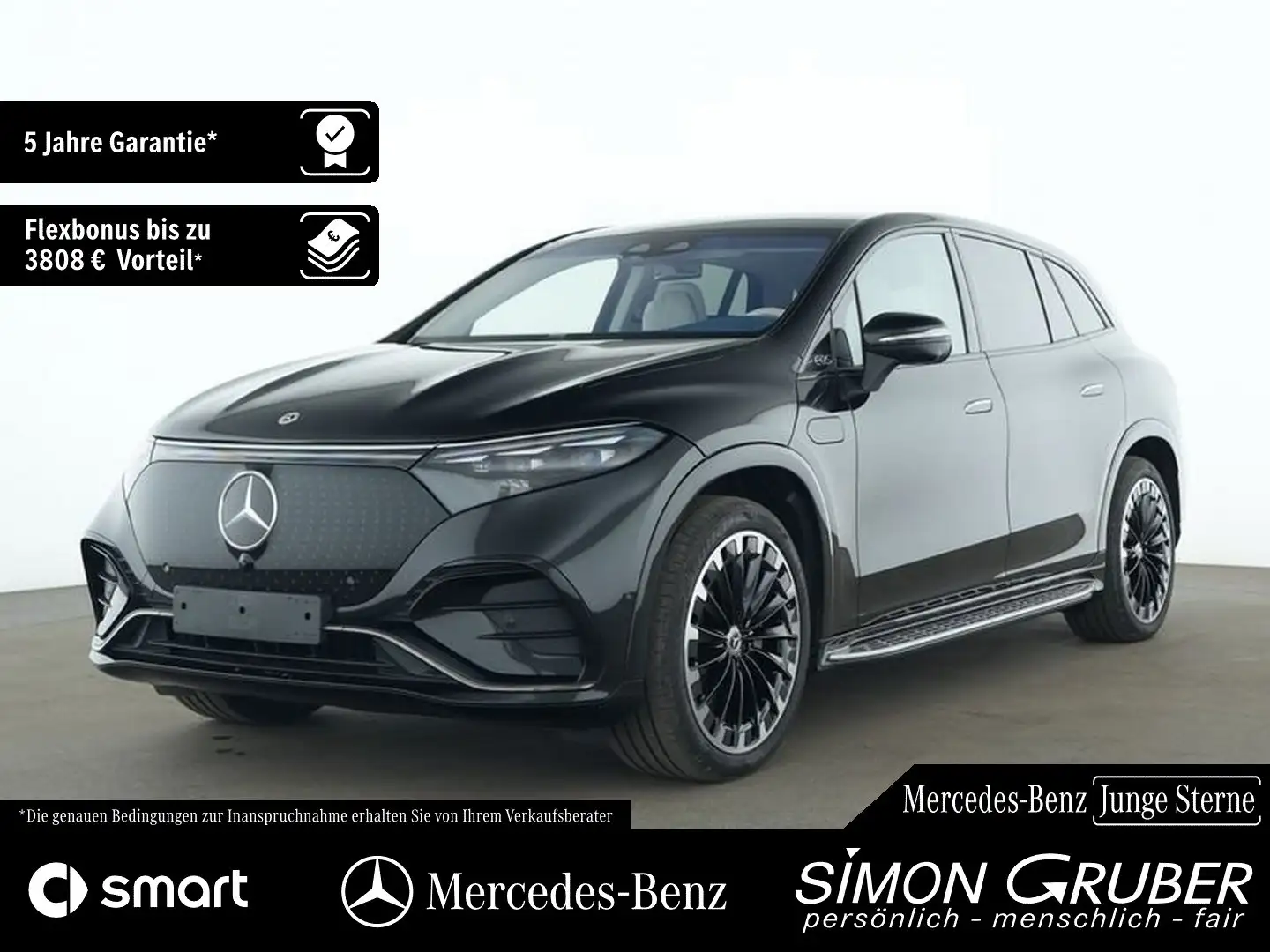 Mercedes-Benz EQS SUV EQS 580 4M SUV AMG Business Class Exklusiv Leder Schwarz - 1