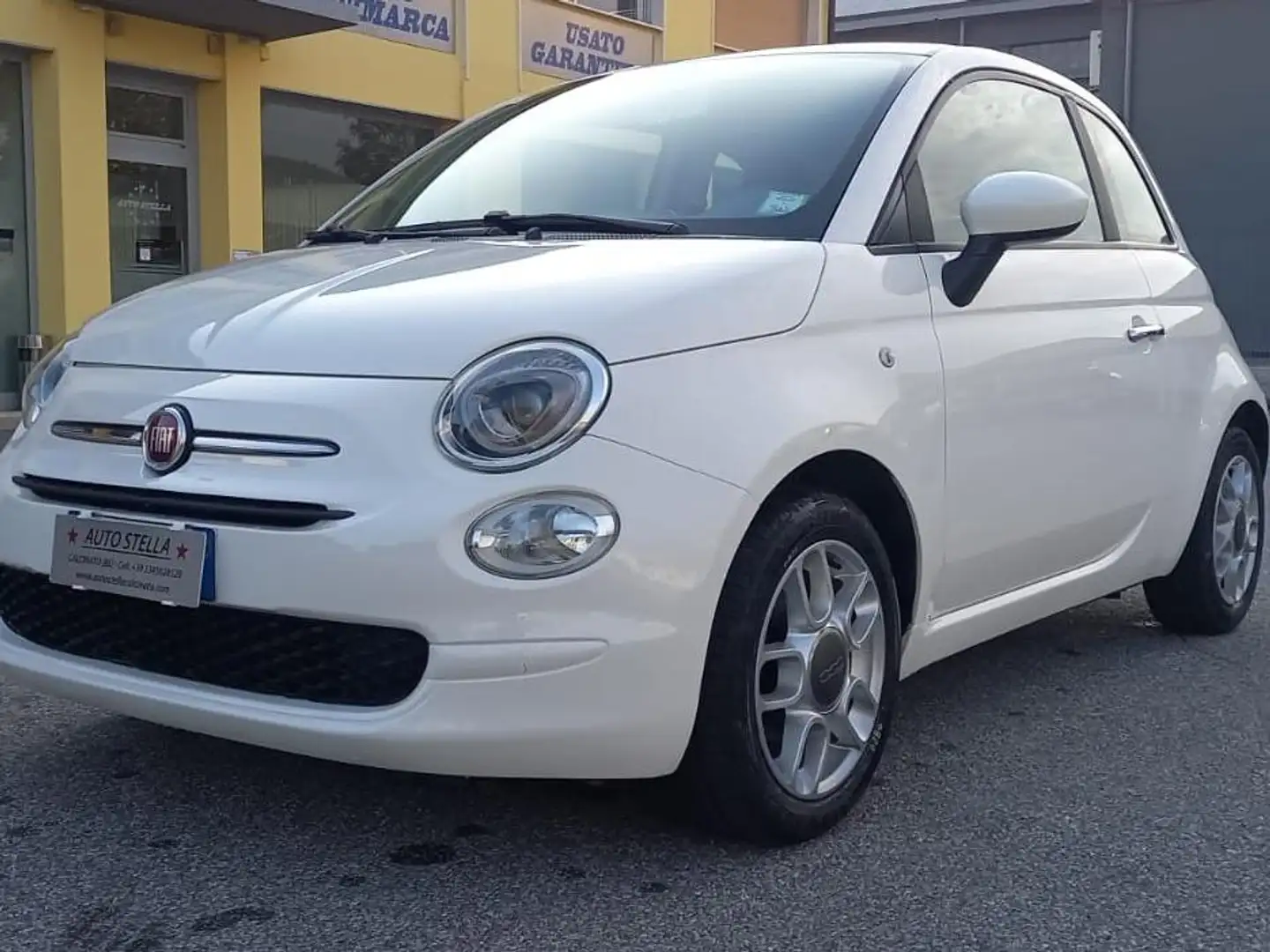 Fiat 500 1.242 Benzina SOLO 69.850 KM. Anche X NEOPATENTATI Bianco - 1