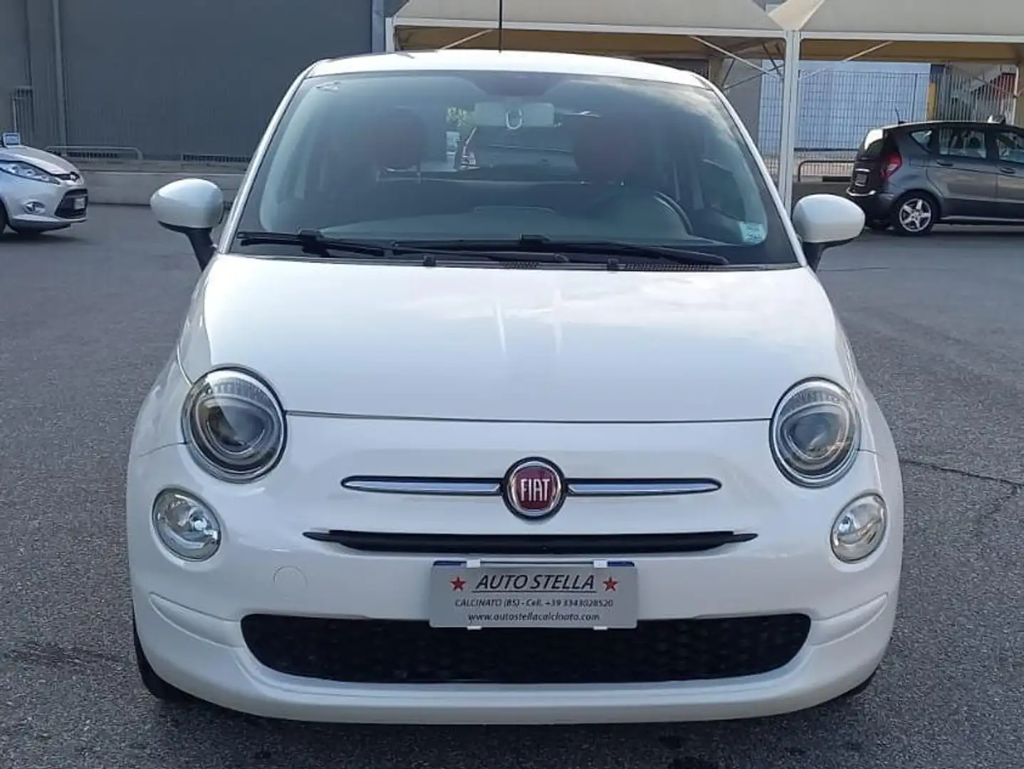 Fiat 500 1.242 Benzina SOLO 69.850 KM. Anche X NEOPATENTATI Bianco - 2
