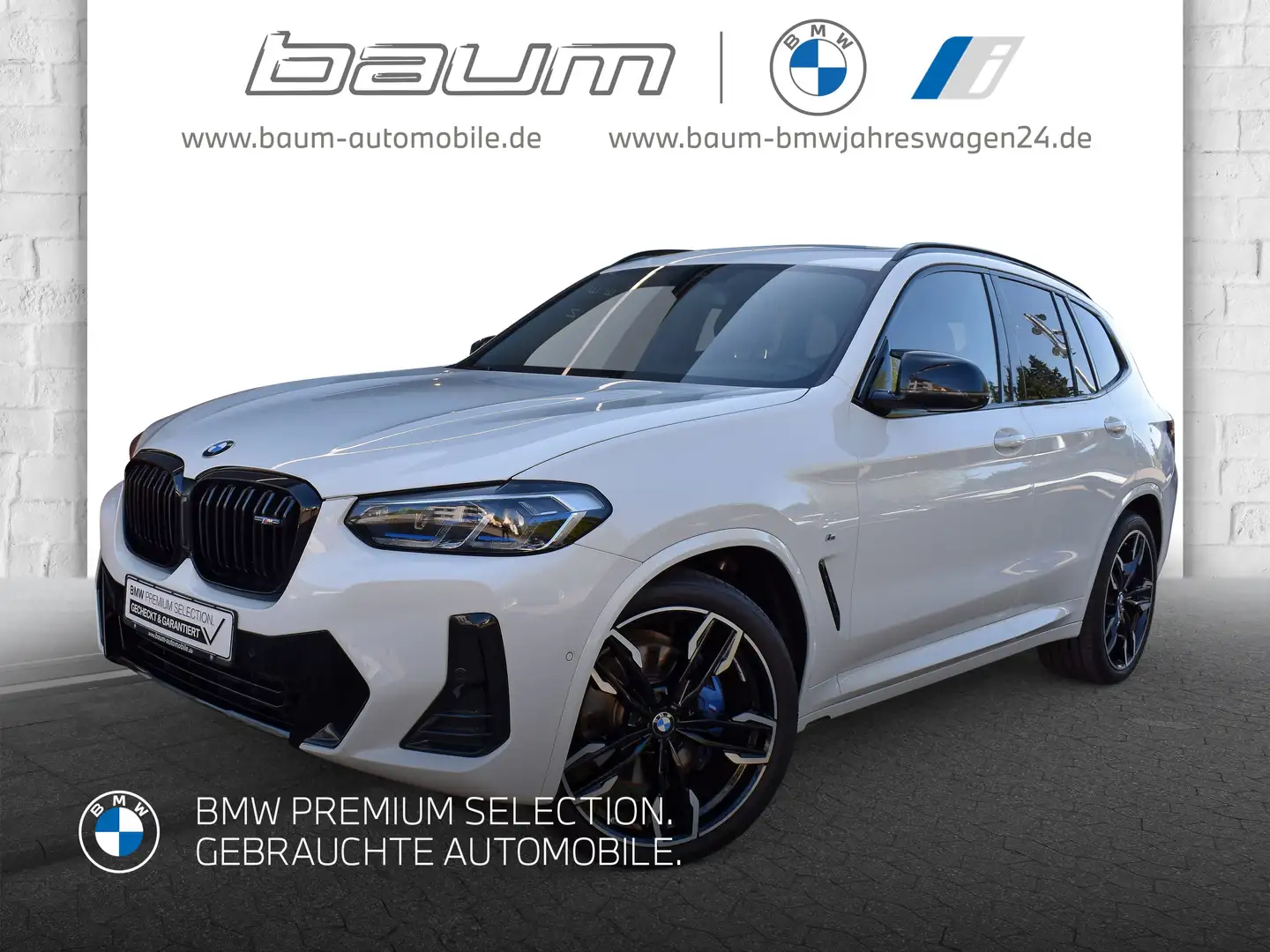 BMW X3 M 40i Head-Up HK HiFi DAB WLAN Pano.Dach Bílá - 1
