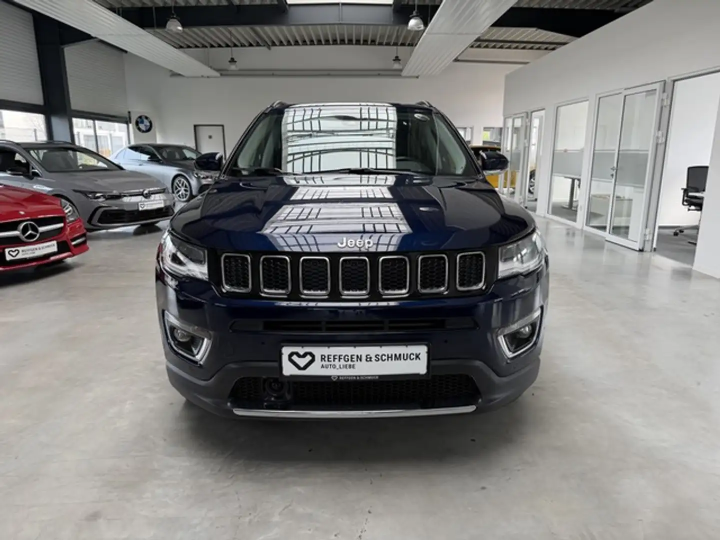 Jeep Compass LIMITED 4WD AUTOMAT+LEDER+NAV+XENON+PANO Blau - 2