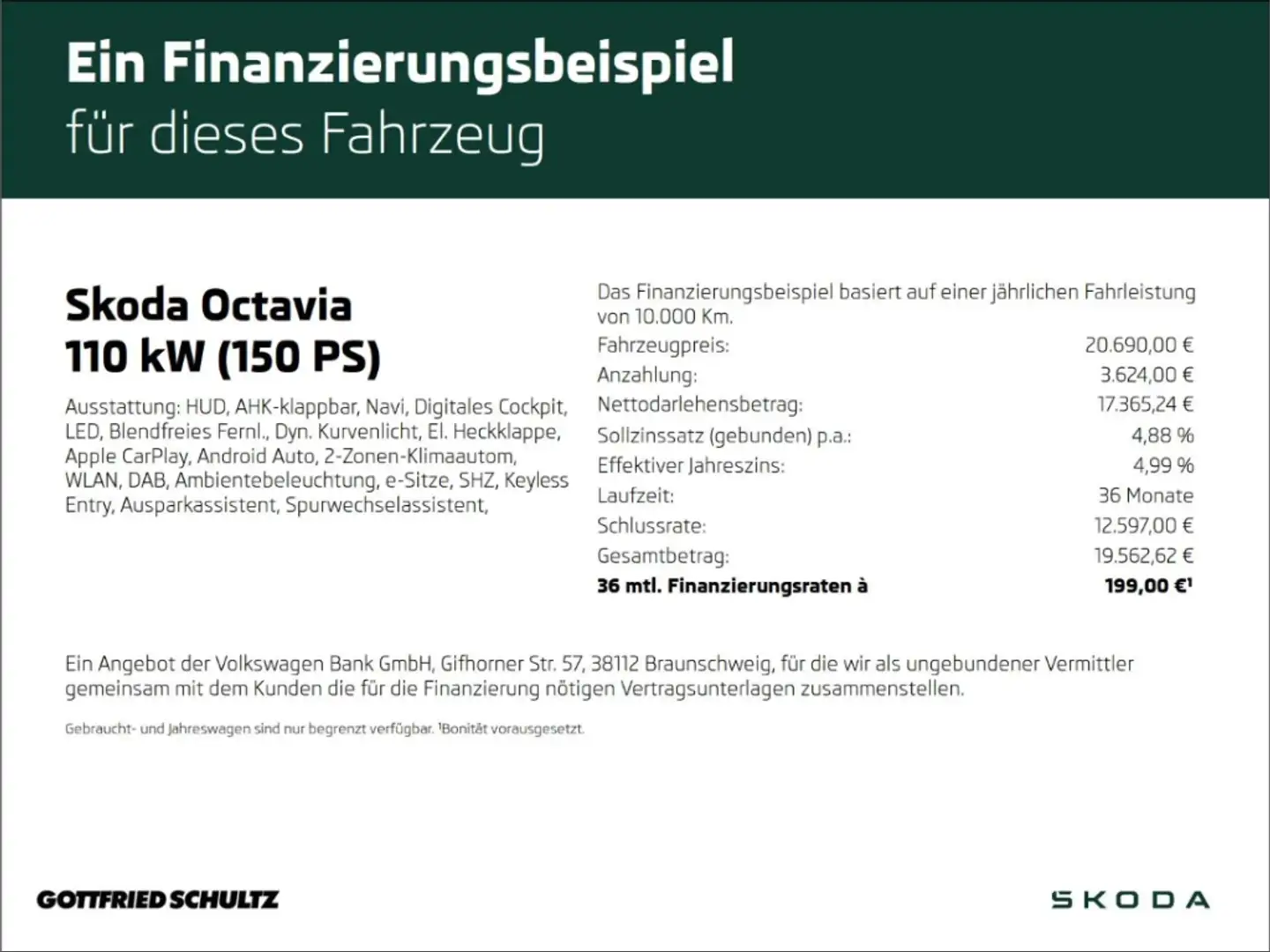 Skoda Octavia Com 1.5 TSI Style LED AHK SHZ PDC LM ZV E-FENSTER Noir - 2