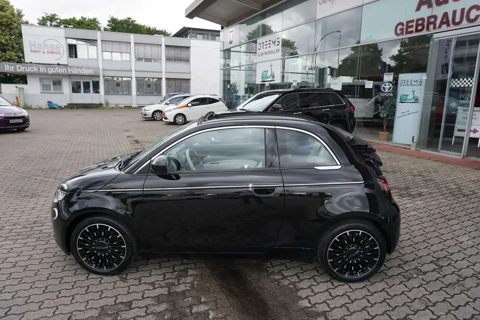 Fiat 500C 500 C Elektro 500e C La Prima Schwarz - 2