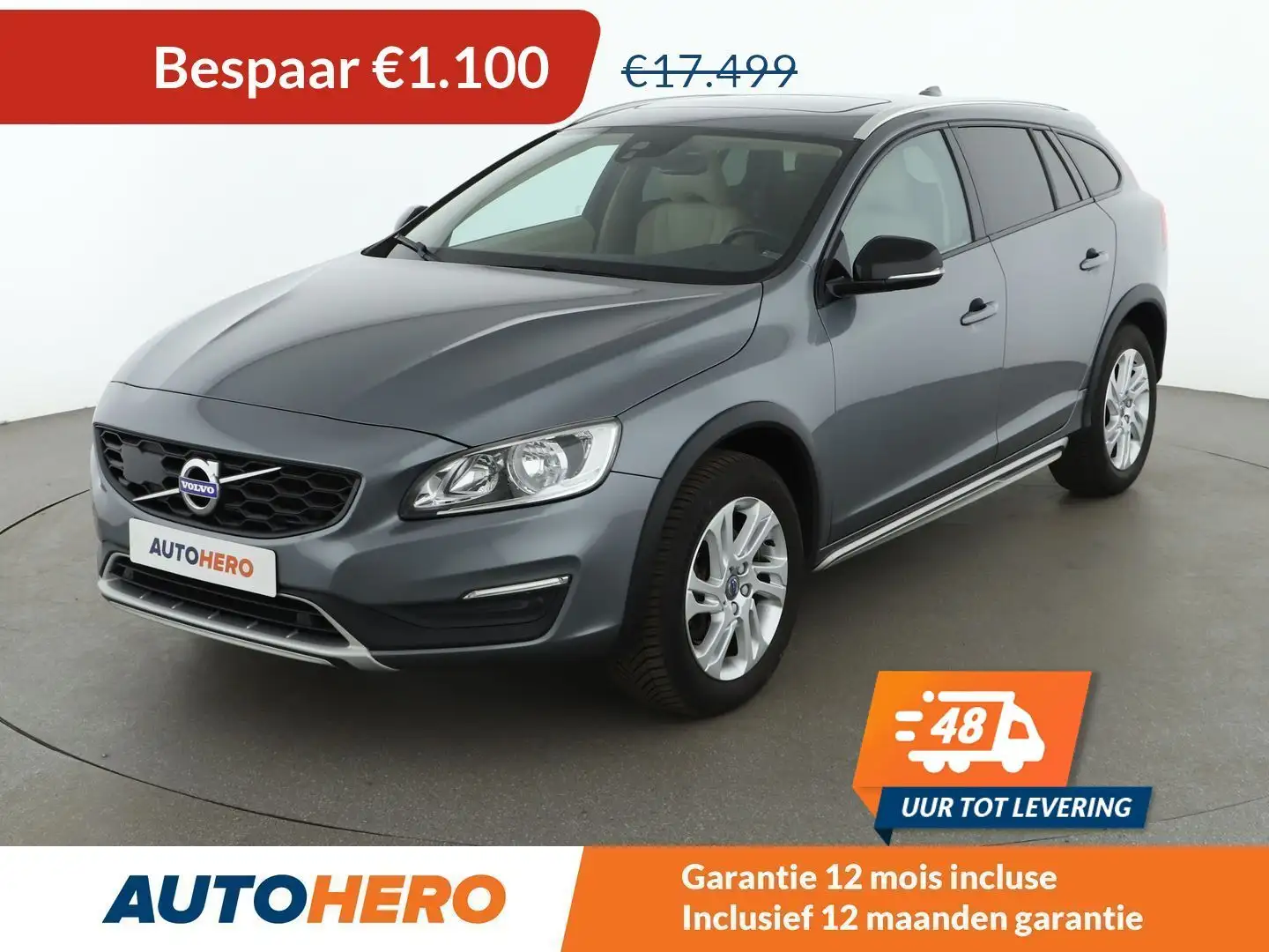 Volvo V60 Cross Country 2.0 D3 Plus Gris - 1