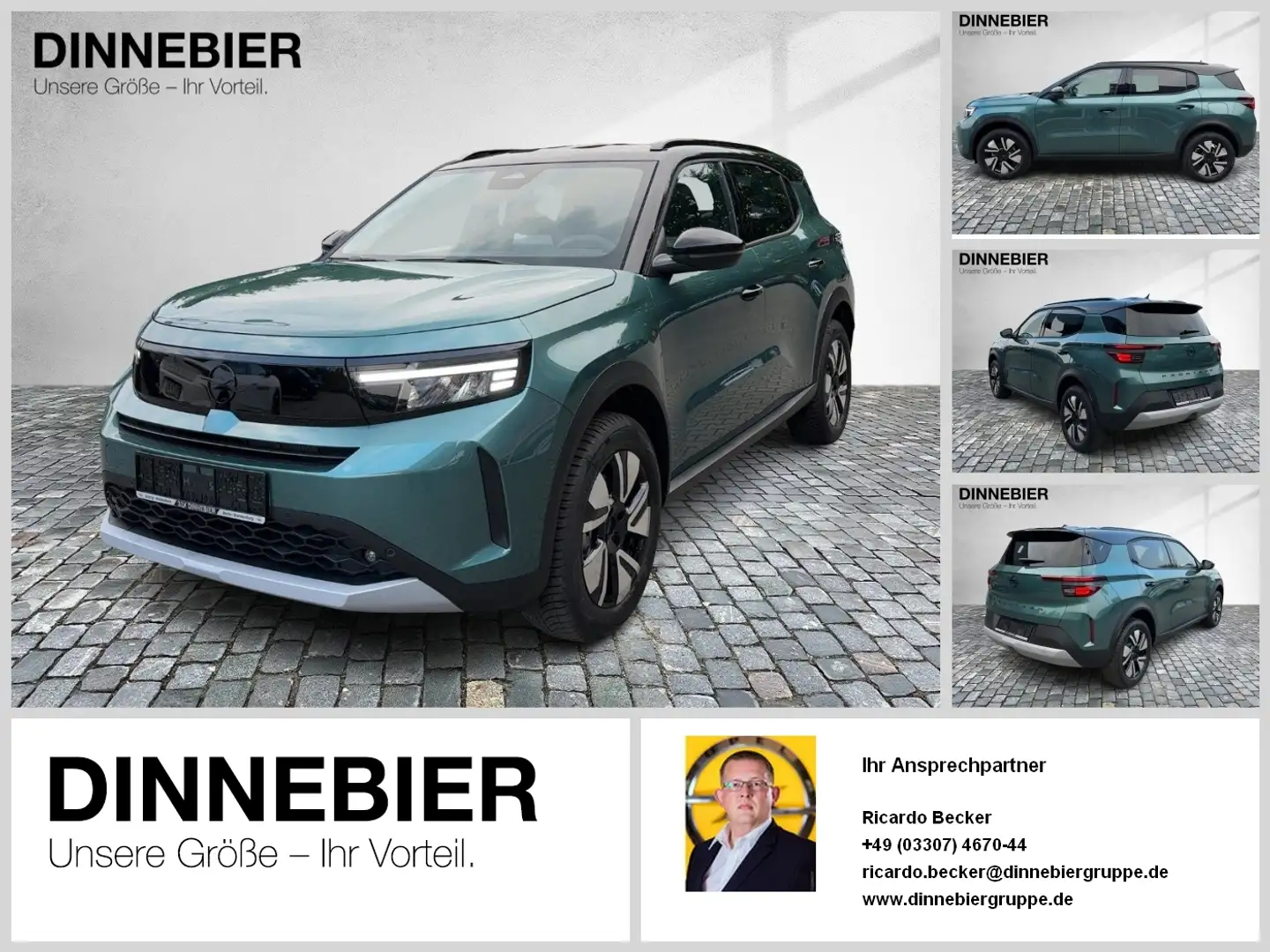 Opel Frontera GS Electric 83KW CAM DynLicht LED NAVI Grün - 1