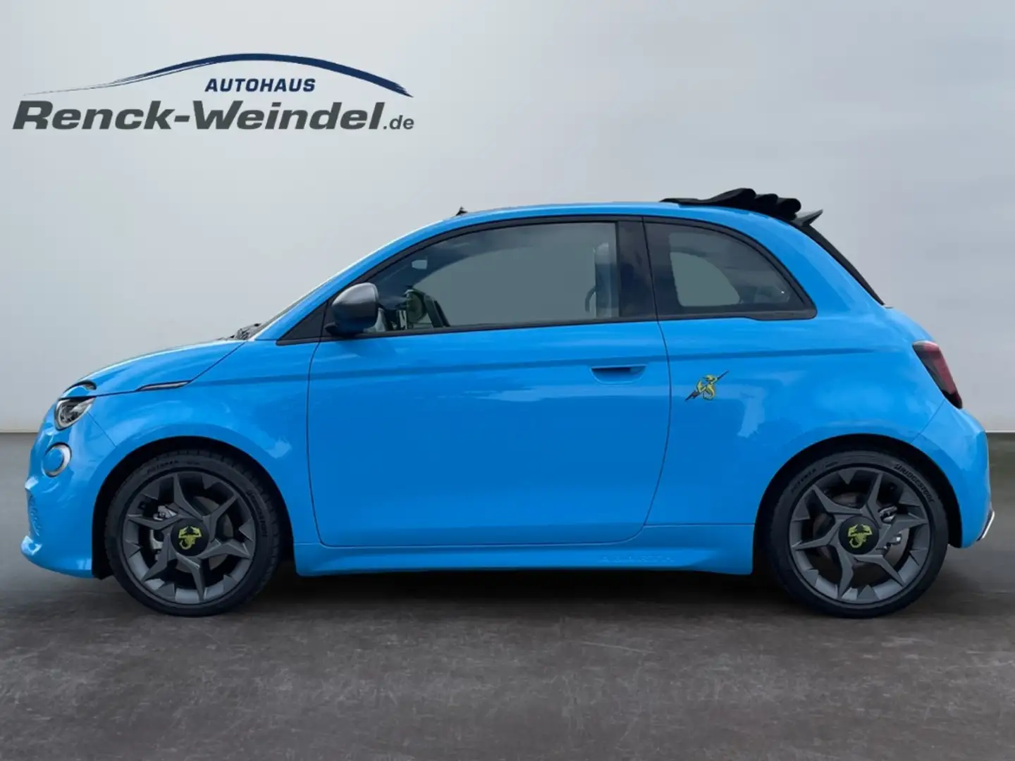 Abarth 500C Navi Klimaautom PDC El. Verdeck Apple CarPlay Andr Blau - 2