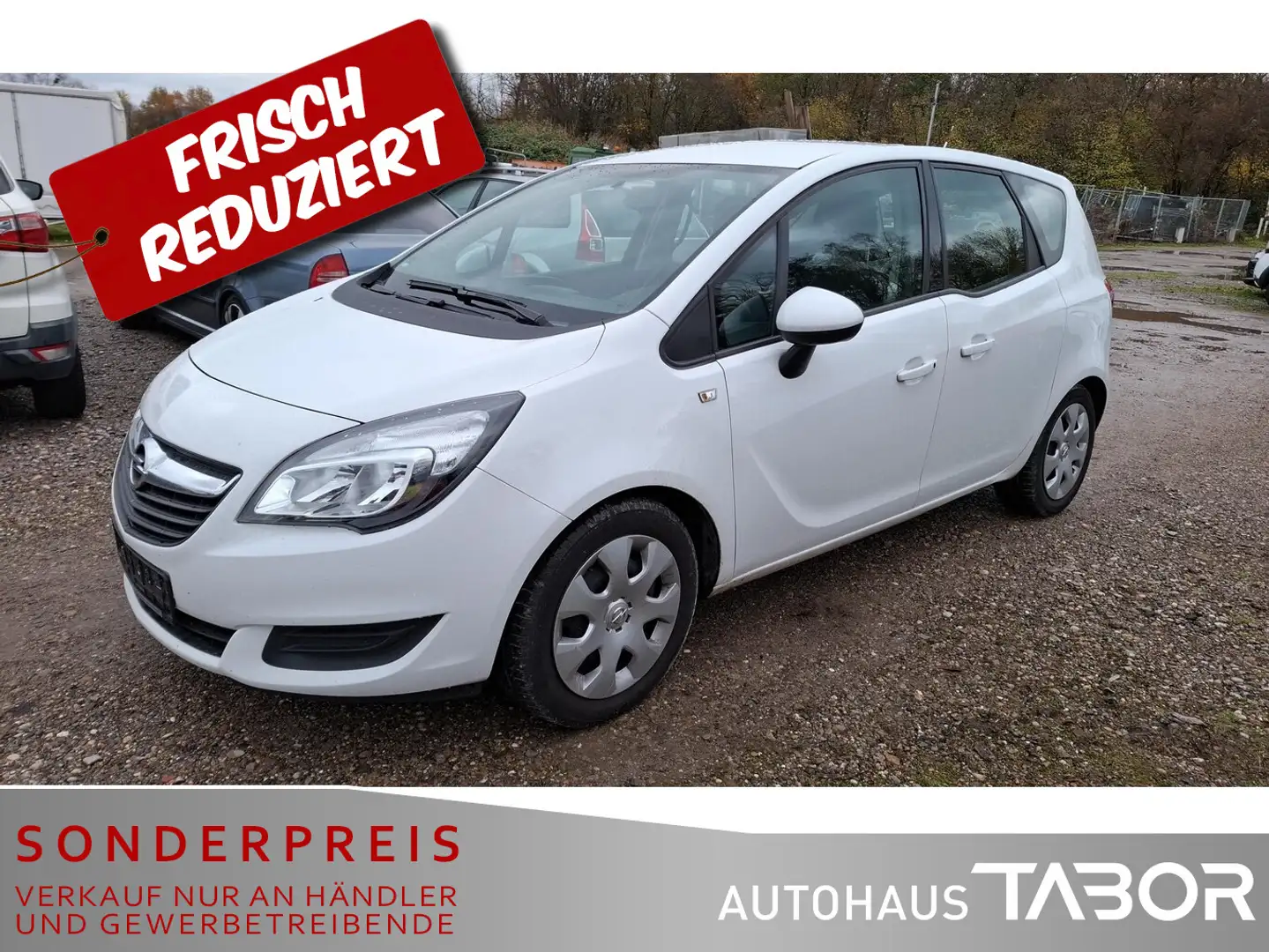Opel Meriva B 1.4 Turbo LPG Edition Klima PDC CD 400 Weiß - 1