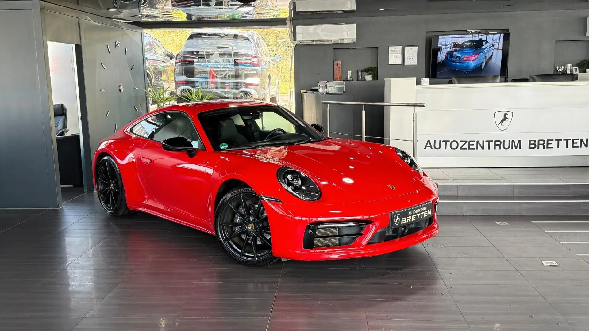 Porsche 992 911 Carrera 4 Sportabgas*Kamera*Bose*Schiebdach Rot - 1