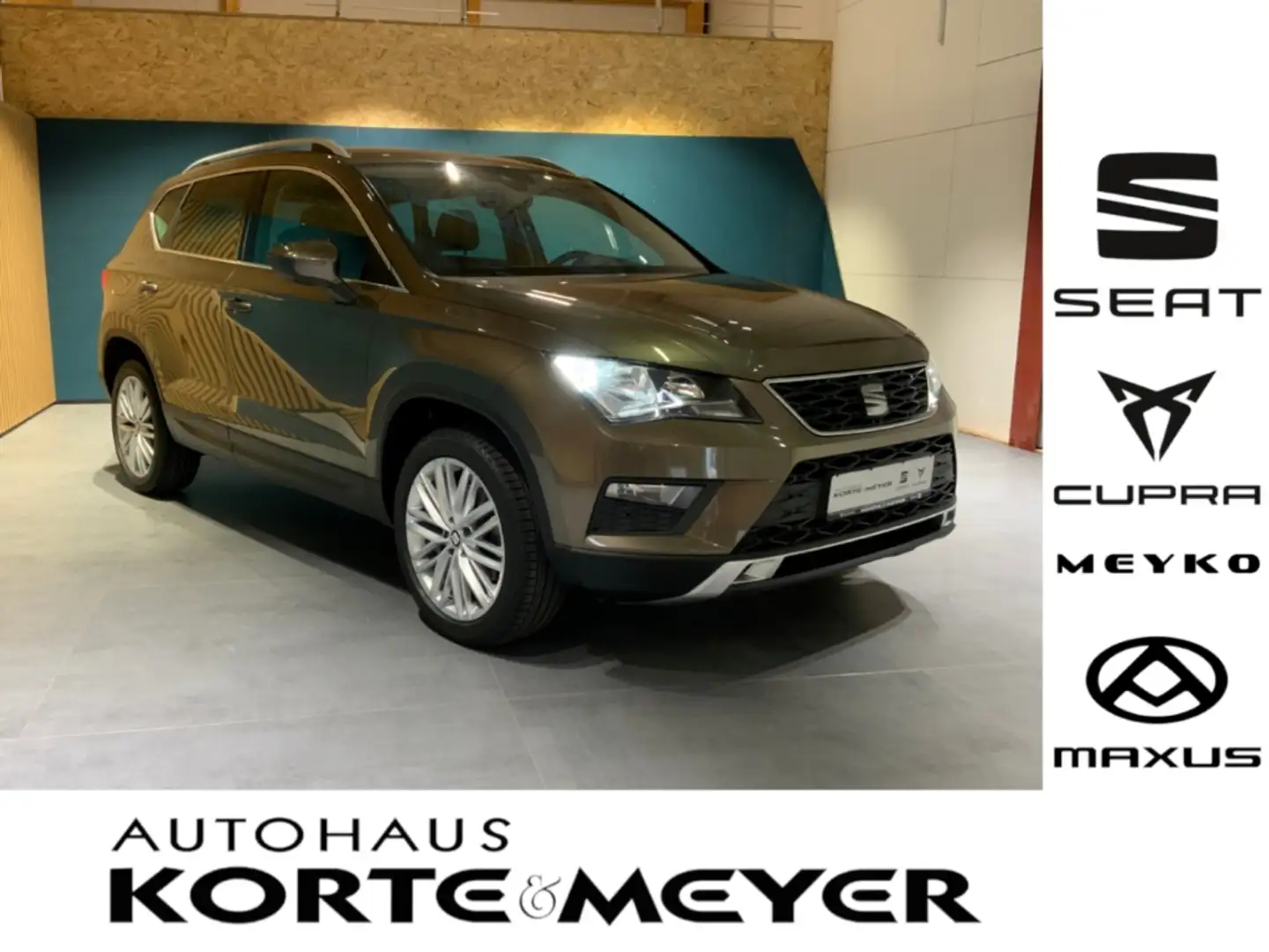 SEAT Ateca Style 1.4 TSI+AHK Schwenkbar+FullLink Brun - 1