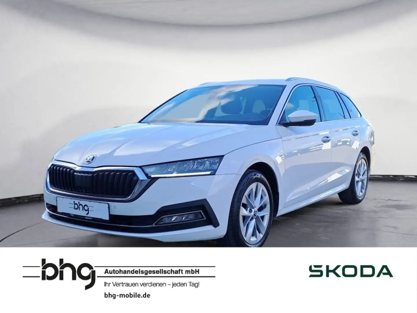 Skoda Octavia Combi 2.0 TDI Navi HUD ACC AHK Weiß - 1