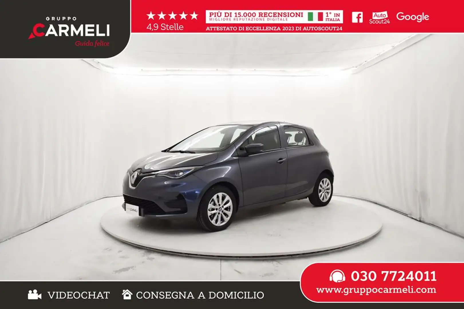 Renault ZOE Edition One R135 Flex Gris - 1