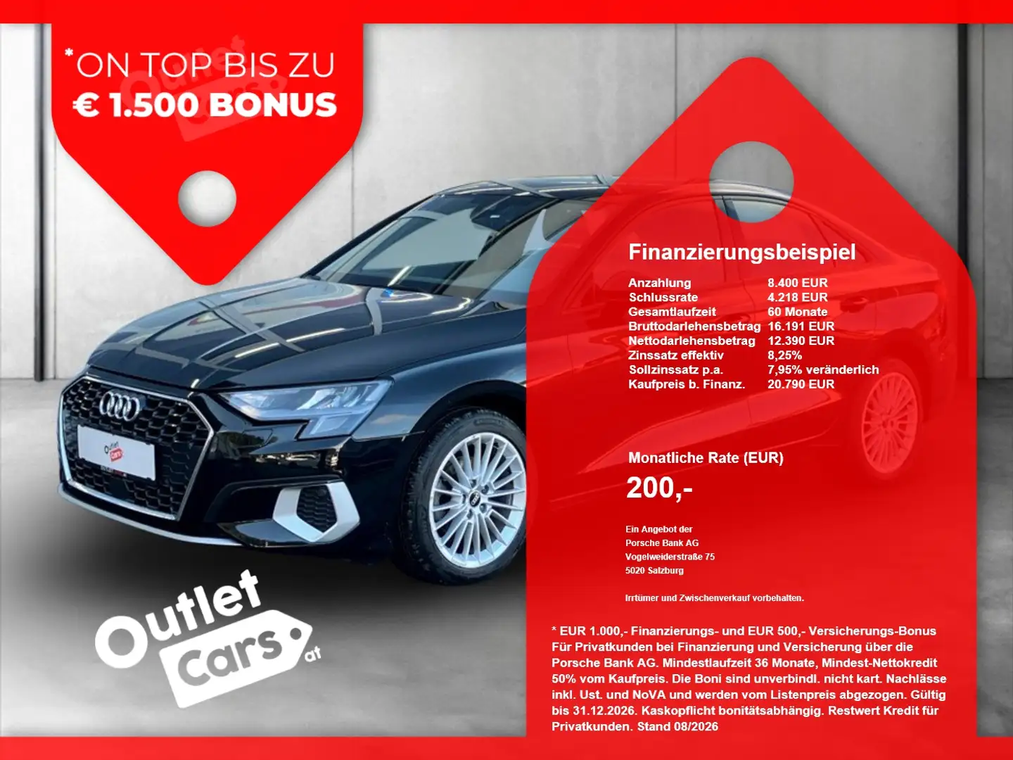 Audi A3 35 2.0 TDI advanced LED+ASSIST+NAV+RADAR+Virt. Schwarz - 1